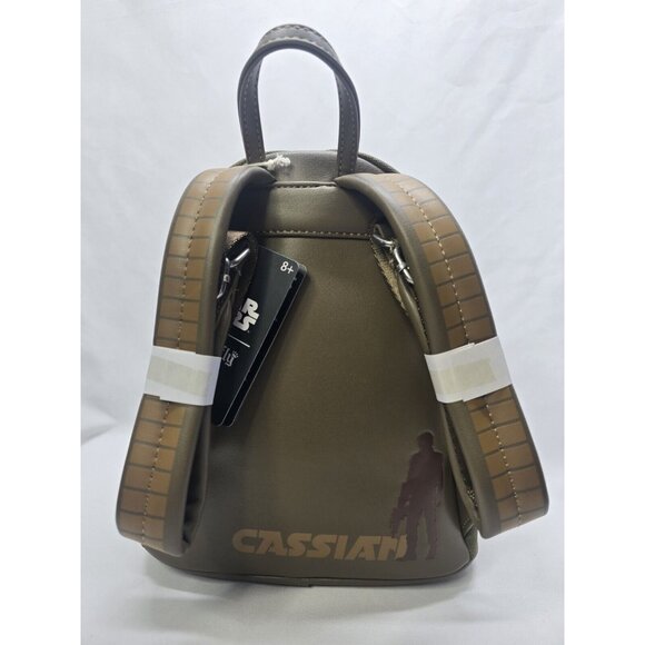 New Loungefly Star  Wars - Cassian Andor Cosplay Mini Backpack Bag. NWT - Picture 5 of 11
